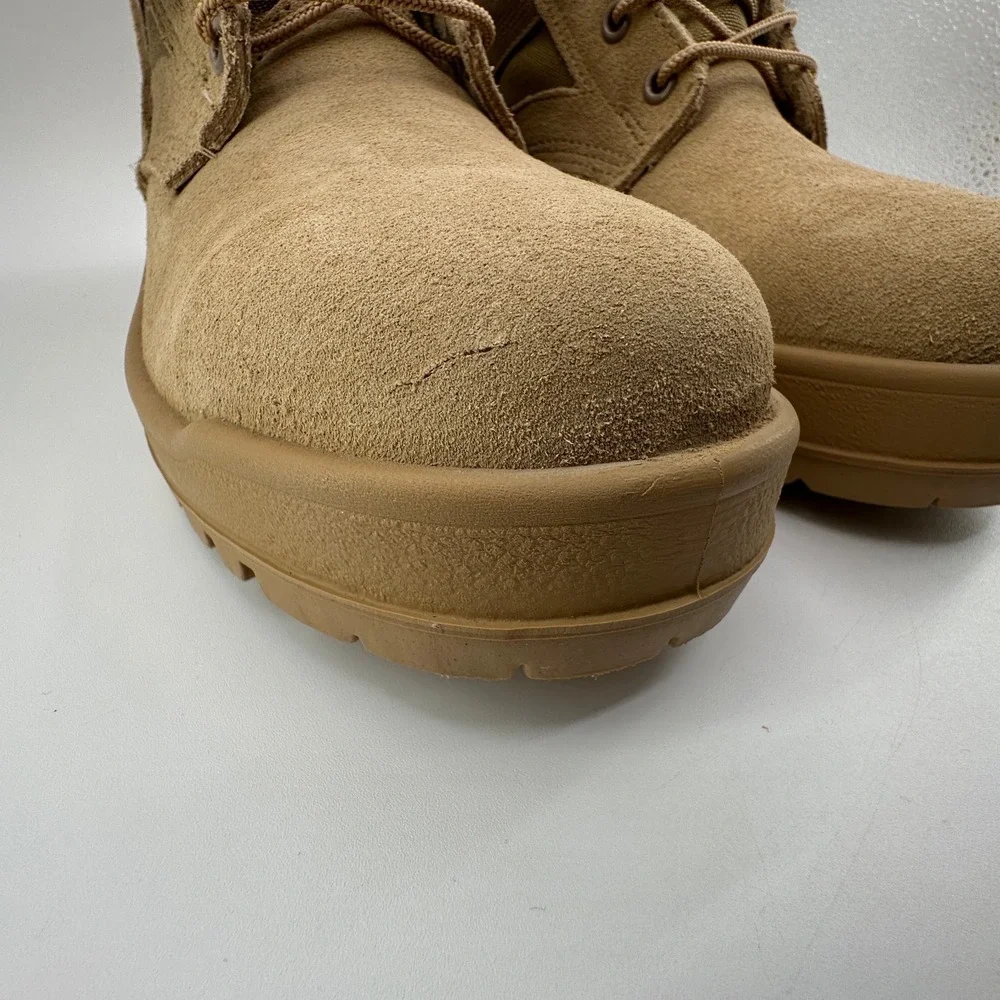 Mondo PT UFCW Vibram Hot Weather Combat Boots Mens 9.5‎ Wide Tan Steel Toe NEW
